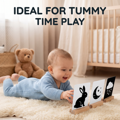 Vision Cards – High-Contrast Baby Visual Stimulation Set (0–36 Months)