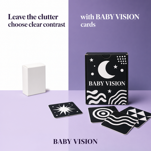 Vision Cards – High-Contrast Baby Visual Stimulation Set (0–36 Months)
