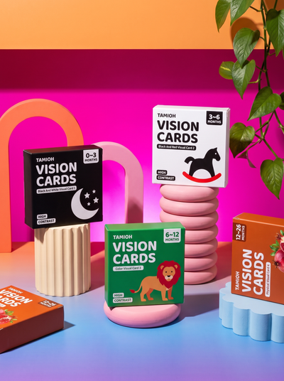 Vision Cards – High-Contrast Baby Visual Stimulation Set (0–36 Months)